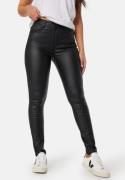 BUBBLEROOM High Waist Slim Coated Jeans  Black 36