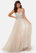 Christian Koehlert Sparkling Tulle Dream Dress Ghost Gray 36