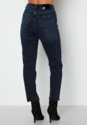 ONLY Emily Life HW ST Crop Ankle Jeans Blue Black Denim 25/30
