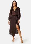 Bubbleroom Occasion Jolene Knot Dress Dark brown 34