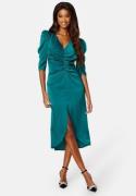 VILA Marianna V-Neck Midi Dress Shaded Spruce 36