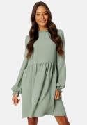 ONLY Mette LS Highneck Dress Lily Pad L