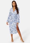 Bubbleroom Occasion Louiza Dress Blue / Floral 34