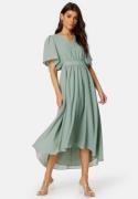 VILA Mirage 2/4 V-Neck Ankle Dress Green Milieu 34