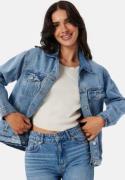 BUBBLEROOM Oversized Denim Jacket Light blue M