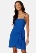 ONLY Caro Short Wrap Dress Dazzling Blue XS