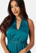 YAS Athena Halterneck Maxi Dress Blue  M