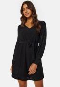 VILA Paulina V-Neck Short Dress Black S