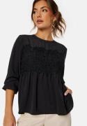 Pieces Fana LS Top Black XS