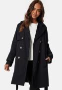 Happy Holly Pamela Trench Coat Black 32/34