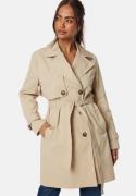 Happy Holly Pamela Trench Coat Light beige 48/50