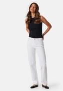 BUBBLEROOM Low Waist Straight Jeans Offwhite 40