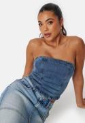 BUBBLEROOM Bustier Denim Top Medium denim 38