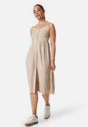 VILA Vipricil strap button dress Feather Gray 40