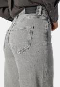 VERO MODA Vmtessa Hr Wide Jeans Rhines Medium Grey Denim/Rhinestone 25...