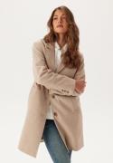 SELECTED FEMME Slfnew Alma Wool Coat Noos Sandshell/Melange 38