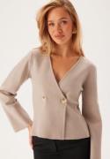 VILA Vizarah Knit Cardigan Natural Melange M