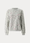 ONLY Onlchristmas L/S O-NECK O-neck Light Grey Melange Aop:hearts M