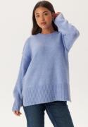 Pieces Pcnancy Ls Loose O-neck Knit Hydrangea XL