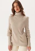 VILA Vilou New Rollneck L/S KNIT TO Feather Gray XL