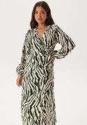 BUBBLEROOM Wrap Dress Zebra XL