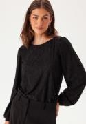 VILA Viadele O-neck L/S TOP TOP Top Black Beauty M