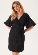 Object Collectors Item Objfara Re 2/4 Wrap Dress Black 42