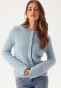 BUBBLEROOM Bouclé Cardigan Light blue M