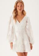 Bardot Eva Chiffon Mini Dress 110601 Orchid White 34(UK6)