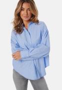 VERO MODA Vmfanni Ls Shirt Wvn Ga Hydrangea Stripes:sana L