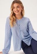 Happy Holly Trumpet Sleeve Lace Cardigan Light blue 48/50