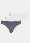 Calvin Klein Thong 3pk Shark/Wind Chime/Moonlight Jade XS