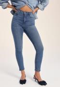 BUBBLEROOM  High Ankle Superstretch Jeans Light blue 38