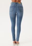 BUBBLEROOM High Full length Superstretch Jeans Light blue 40