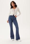 BUBBLEROOM High Flare Superstretch Jeans Medium blue 42