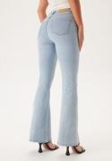 BUBBLEROOM High Flare Superstretch Jeans Bleached denim 42