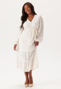 Happy Holly Soft Broderie Anglaise Dress Offwhite 44/46