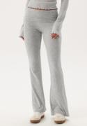 ONLY Onlglamour Fold Down Pant Light Grey Melange XL