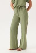 VILA Vijosa Hw Wide Pants - Noos Oil Green 38