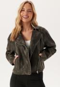 Pieces Pcsia Biker Jacket Brown Stone XL