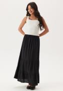 Happy Holly Linen Maxi Skirt Black 44/46