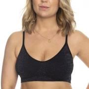 Missya BH Lucia Waffel Glitter Bra Top Svart polyamid Medium Dam