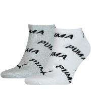 Puma Strumpor 2P BWT Sneaker Sock Vit/Grå Strl 43/46