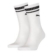 Puma Strumpor 2P Crew Heritage Stripe Socks Vit Strl 43/46