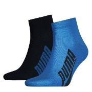 Puma Strumpor 2P Lifestyle Quarter Sock Blå Strl 35/38