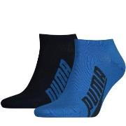 Puma Strumpor 2P Lifestyle Sneaker Sock Svart/Blå Strl 43/46