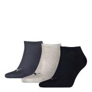 Puma Strumpor 3P Sneaker Socks Marin/Grå Strl 35/38