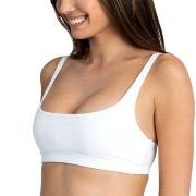 Bread and Boxers Soft Bra BH Vit ekologisk bomull X-Large Dam