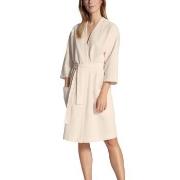 Calida Cosy Shower Bathrobe Creme bomull Small Dam