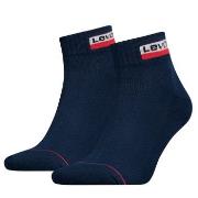 Levis Strumpor 2P Sport Mid Cut Sock Mörkblå Strl 43/46